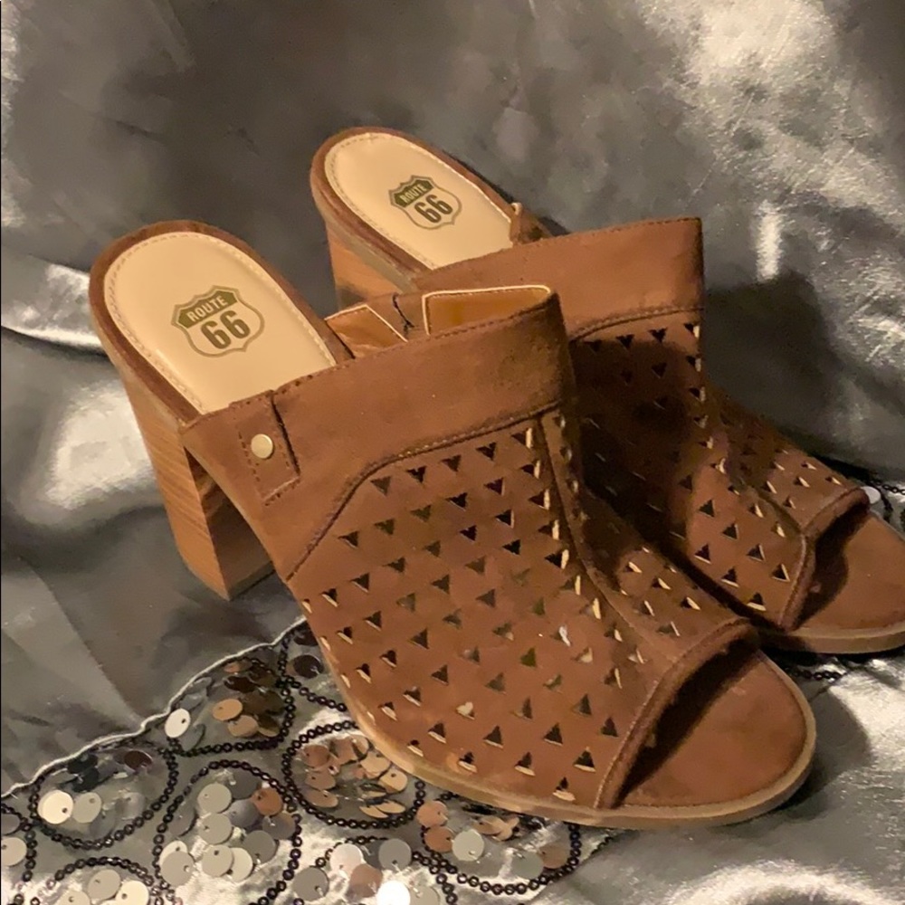 Suede Heels